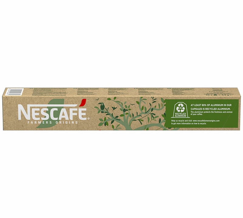 10 Nespresso* Original Compatible Capsules Brazil - NESCAFE FARMERS ORIGINS image number 1
