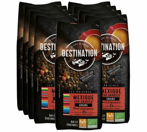 9 kg Caf&eacute; en grain Mexique 100% Arabica Bio - DESTINATION