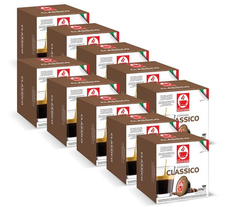 160 Capsules compatibles A Modo Mio Lavazza Classico - CAFFE BONINI image number 0