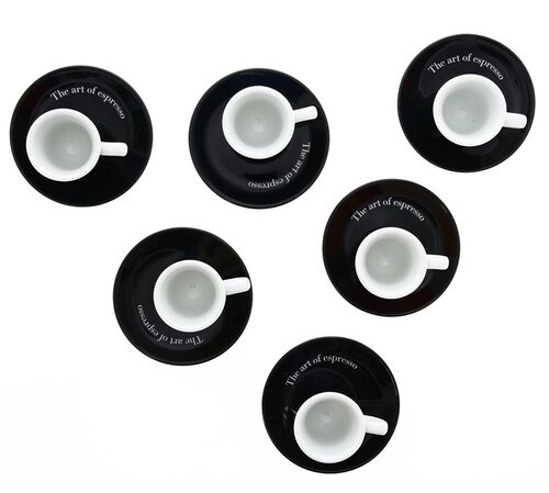Zicaff&egrave; 'The Art of Espresso' set of 6 cups and saucers image number 8