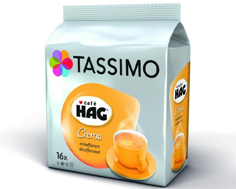 Tassimo Pods Caf&eacute; Hag Crema Decaf x 16 image number 1