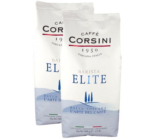 2 x 1 kg - Caf&eacute; en grain - Elite - CORSINI