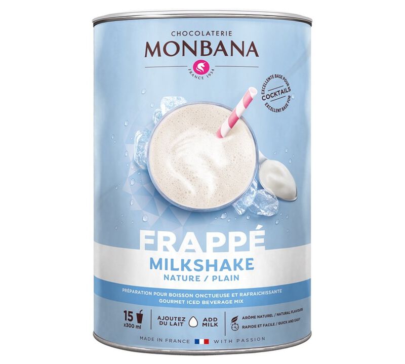 Monbana yoghurt Milkshake powder - 850g image number 0