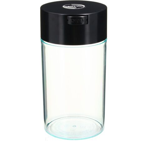 Boite conservatrice avec vide d'air 400gr/1.3L noir et transparente - Coffeevac image number 1