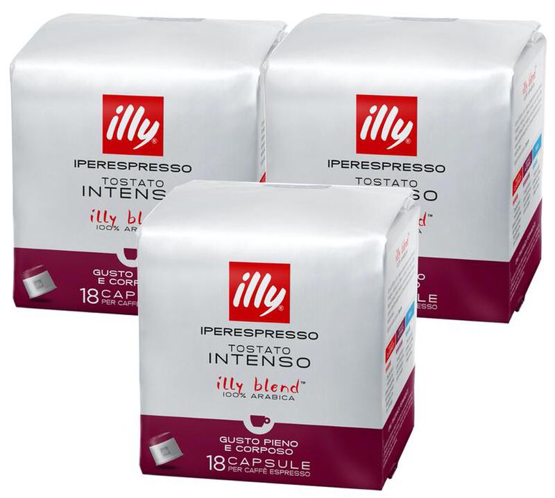 Illy Iperespresso Intenso Capsules x 54 coffee capsules image number 0