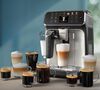 Expresso Broyeur PHILIPS SilentBrew EP4446/70 LatteGo Silver image number 1