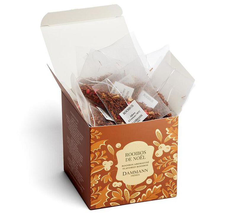 Dammann Fr&egrave;res Christmas Rooibos - 25 Cristal&reg; sachets image number 1