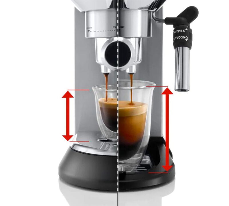 Machine expresso DELONGHI Dedica EC695.M inox bross&eacute; image number 3