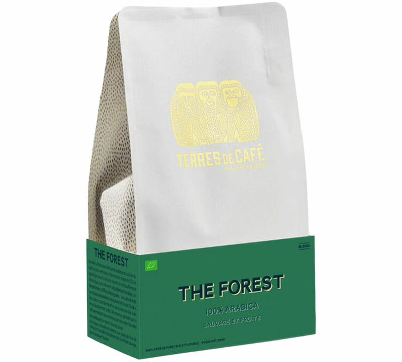 Terres de caf&eacute; - Caff&egrave; in grani biologio - The Forest 250 g image number 0