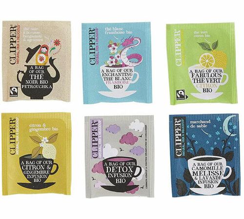 Coffret S&eacute;lection Th&eacute;s et Infusions Bio - 60 sachets - CLIPPER image number 5