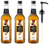Lot de 3 Noisette Grill&eacute;e - Bouteille plastique - 3x1L + Pompe doseuse -1883 ROUTIN image number 0