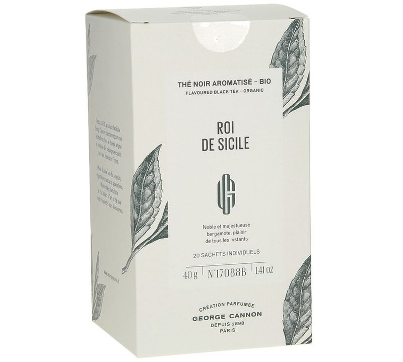 George Cannon 'Roi de Sicile' Organic Earl Grey tea - 20 sachets image number 0