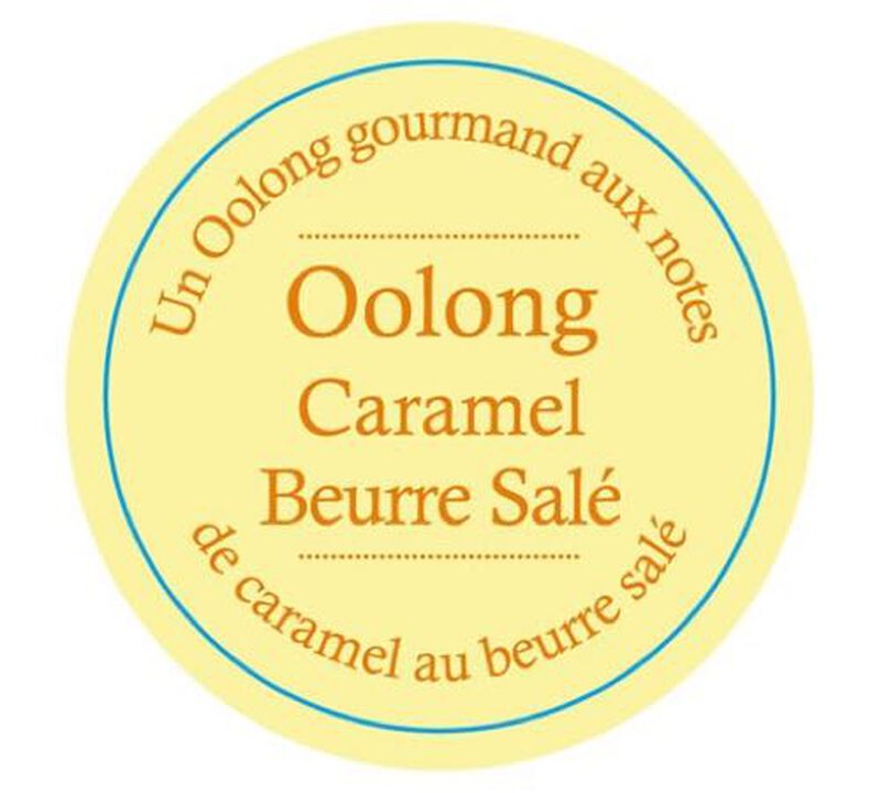 Comptoir Fran&ccedil;ais du Th&eacute; Salted butter caramel-flavoured Oolong tea - 100g loose leaf tea image number 1