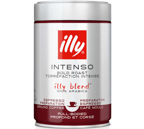 Illy Ground Coffee Intenso (Dark Roast/Scura) - 250g