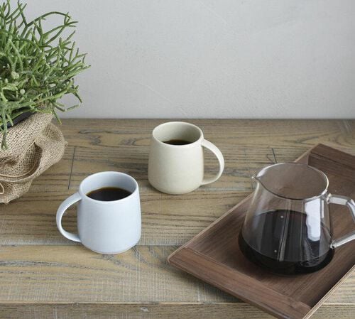 Kinto Mug Ripple Beige in Porcelain - 250ml image number 4