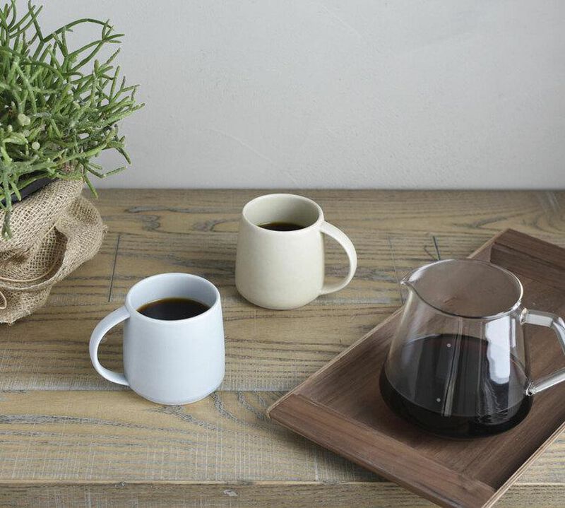 Kinto Mug Ripple Beige in Porcelain - 250ml image number 4