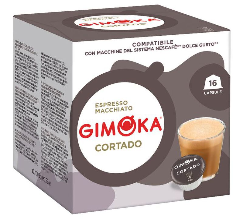 16 Nescaf&eacute;* Dolce Gusto* Compatible Pods Espresso Cortado &ndash; GIMOKA image number 0