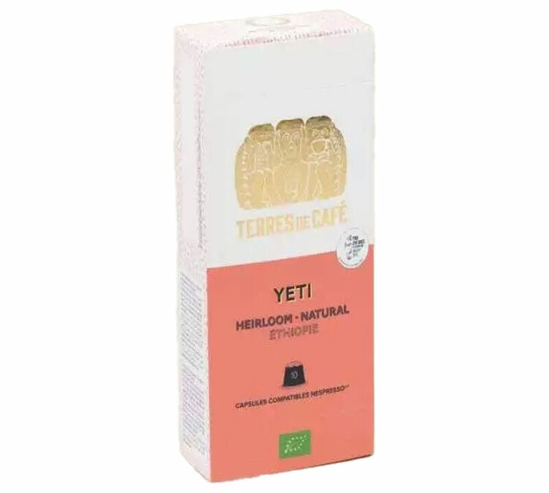 10 capsules compatibles Nespresso* Original Yeti Village Bio - TERRES DE CAF&Eacute; image number 0