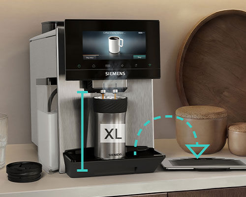 Expresso Broyeur SIEMENS EQ.900 TQ923E83 Inox image number 4