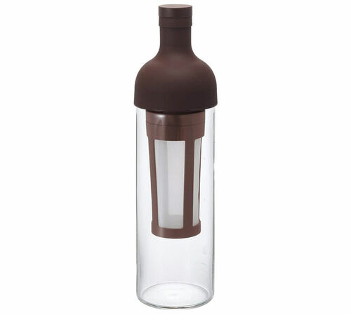 Bouteille Filter-in HARIO pour cold brew - extraction de caf&eacute; froid - 700 ml - marron