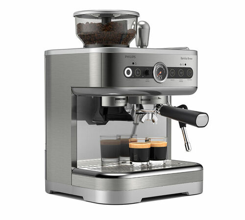 Machine expresso PHILIPS Barista Brew double bac &agrave; grains PSA3228/01 M&eacute;tal image number 3