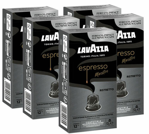 50 Nespresso* Original Compatible Capsules Ristretto &ndash; LAVAZZA