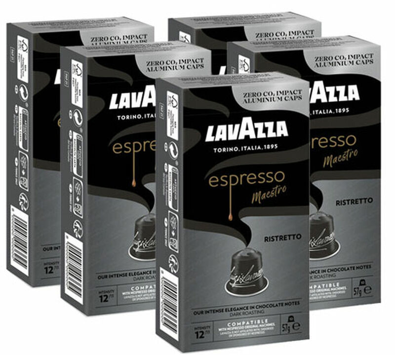 50 Nespresso* Original Compatible Capsules Ristretto &ndash; LAVAZZA image number 0