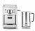 Machine &agrave; capsules compatibles Nespresso&reg; - The Original 2.0 Inox + Mousseur &agrave; lait &eacute;lectrique - SJOSTRAND image