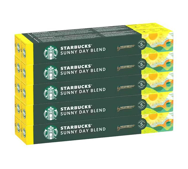 100 Nespresso* Original Compatible Capsules Sunny Day Blend &ndash; STARBUCKS image number 0