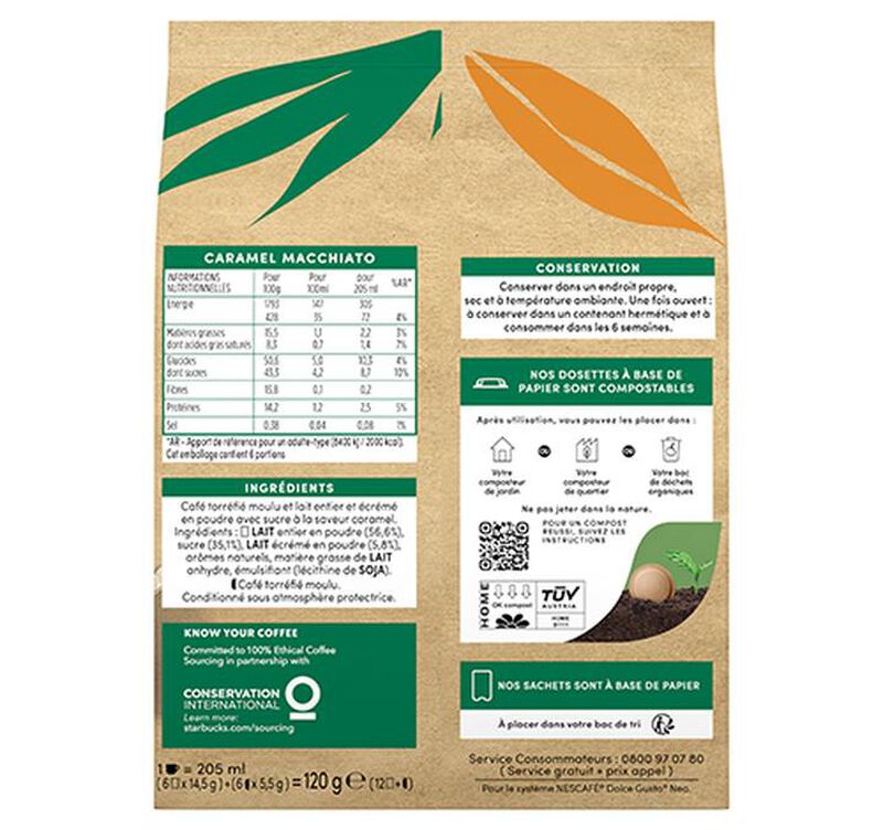 NEO Nescafe&reg; Dolce Gusto&reg; pods Starbucks Caramel Macchiato x 12 image number 6