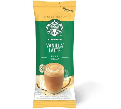 30 sticks - Caf&eacute; soluble - Vanilla Latte - STARBUCKS image number 3