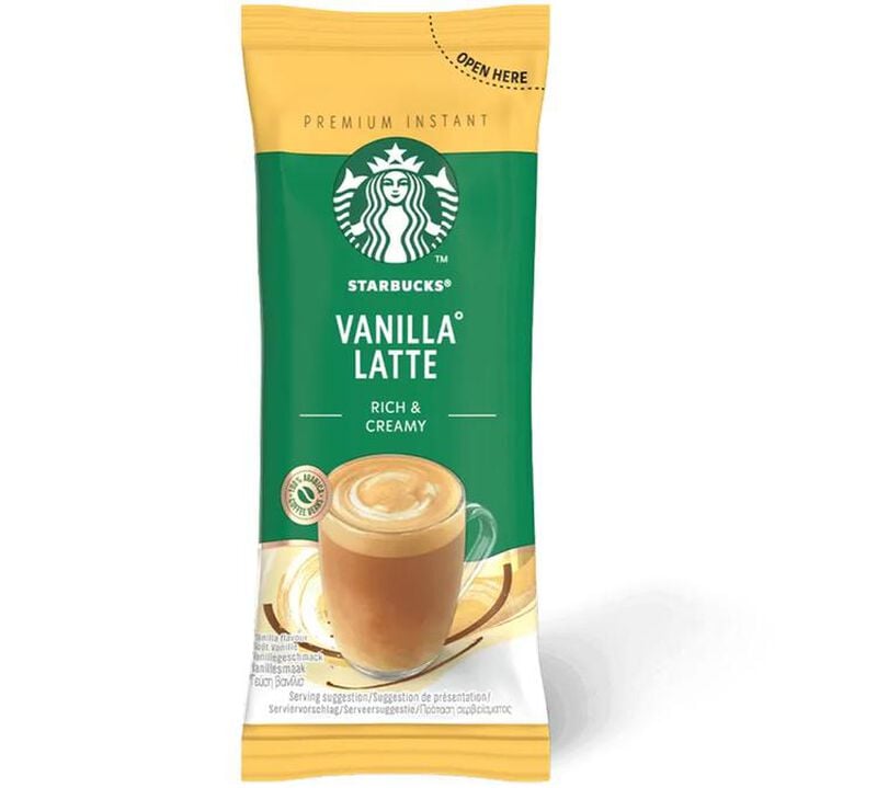 30 sticks - Caf&eacute; soluble - Vanilla Latte - STARBUCKS image number 3