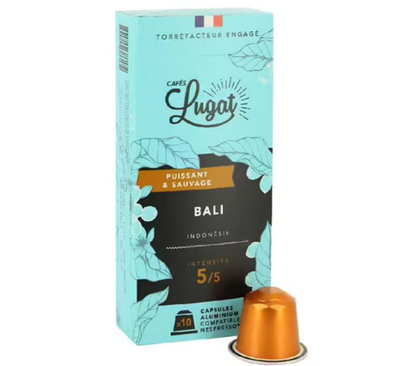 300 capsules compatibles Nespresso* Original Bali - CAF&Eacute;S LUGAT image number 1