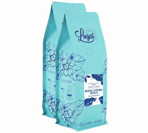2 kg Caf&eacute; en grain Ethiopie Moka Sidama Nyala - Lugat