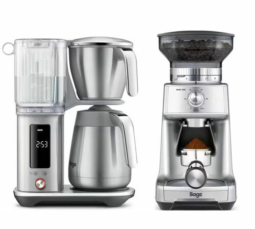 Pack Cafeti&egrave;re filtre The Luxe Brewer Thermal + moulin &agrave; caf&eacute; The Dose Control Pro - SAGE image number 0