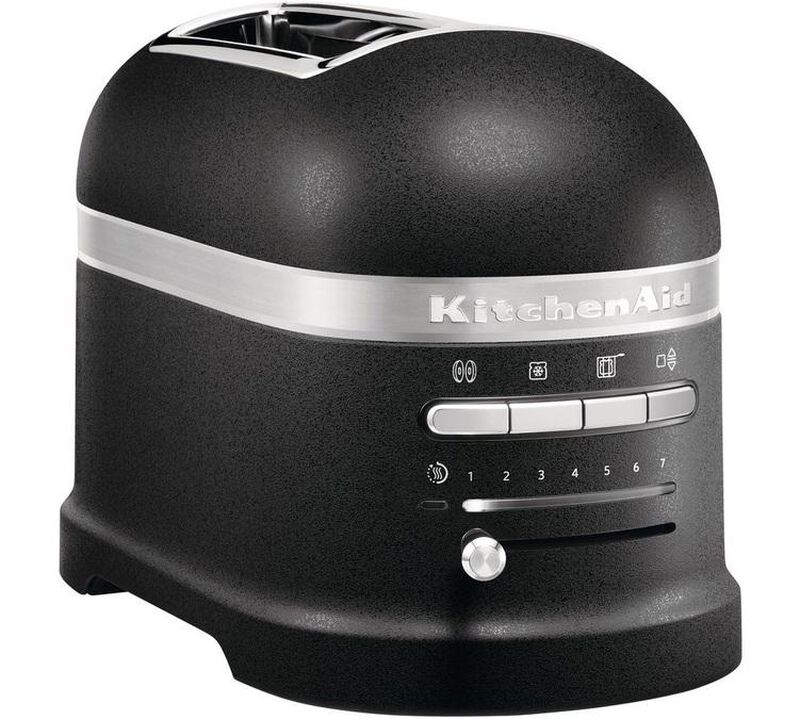 Grille-pain Artisan 2 tranches noire truffe - KitchenAid - Parfait &eacute;tat image number 0