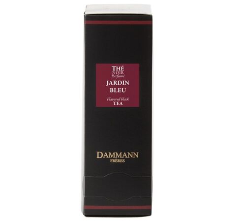 Jardin Bleu black tea - 24 Cristal&reg; sachets - Dammann Fr&egrave;res