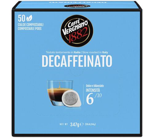 50 ESE Pods Decaffeinato - Caff&egrave; Vergnano