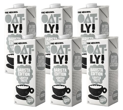 Boisson v&eacute;g&eacute;tale avoine Barista light  - 6 x 1L - OATLY