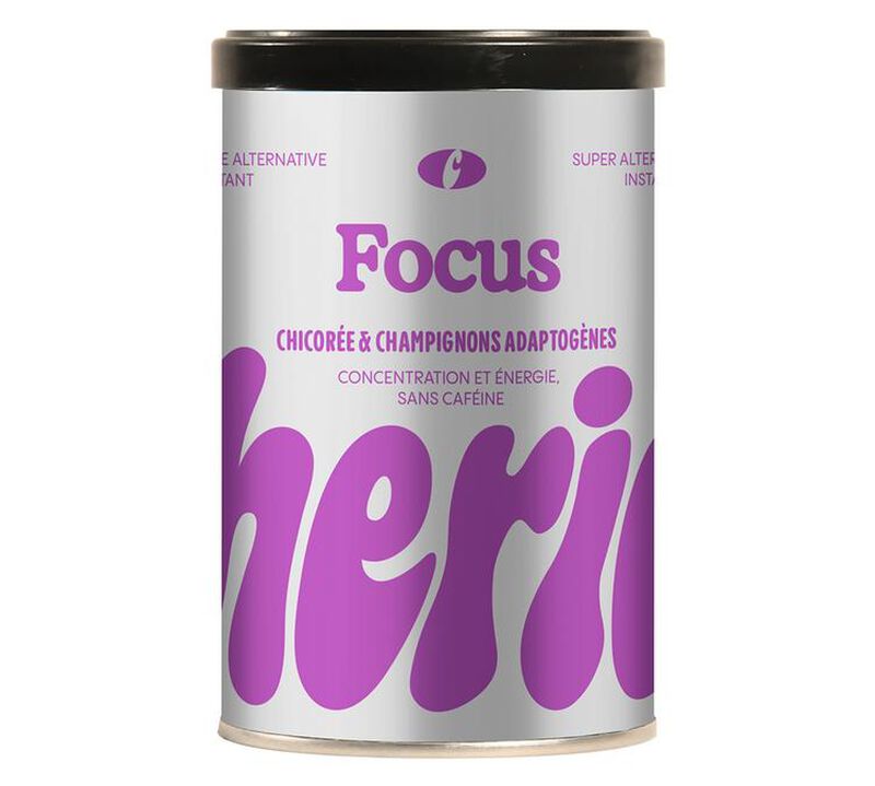 Focus - Chicor&eacute;e et champignon adaptog&egrave;ne - Boisson instantan&eacute;e -  Bo&icirc;te 120 g - CHERICO image number 0