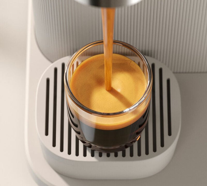 Machine expresso broyeur PHILIPS Baristina BAR303/00 avec mousseur &agrave; lait - Blanc image number 5