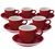 Loveramics - 6 tazzine da caff&egrave; con piattini - Egg Red 8 cl image