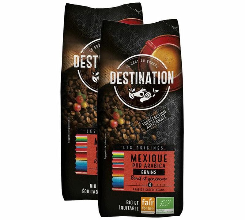 2 kg Caf&eacute; en grain Mexique 100% Arabica Bio - DESTINATION image number 0