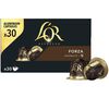 30 capsules compatibles Nespresso* Original Forza - L'OR ESPRESSO image number 0