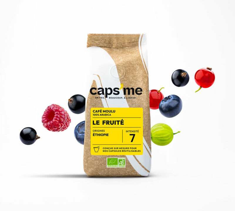 200g - Caf&eacute; moulu - Le Fruit&eacute; Bio - CAPS ME image number 2