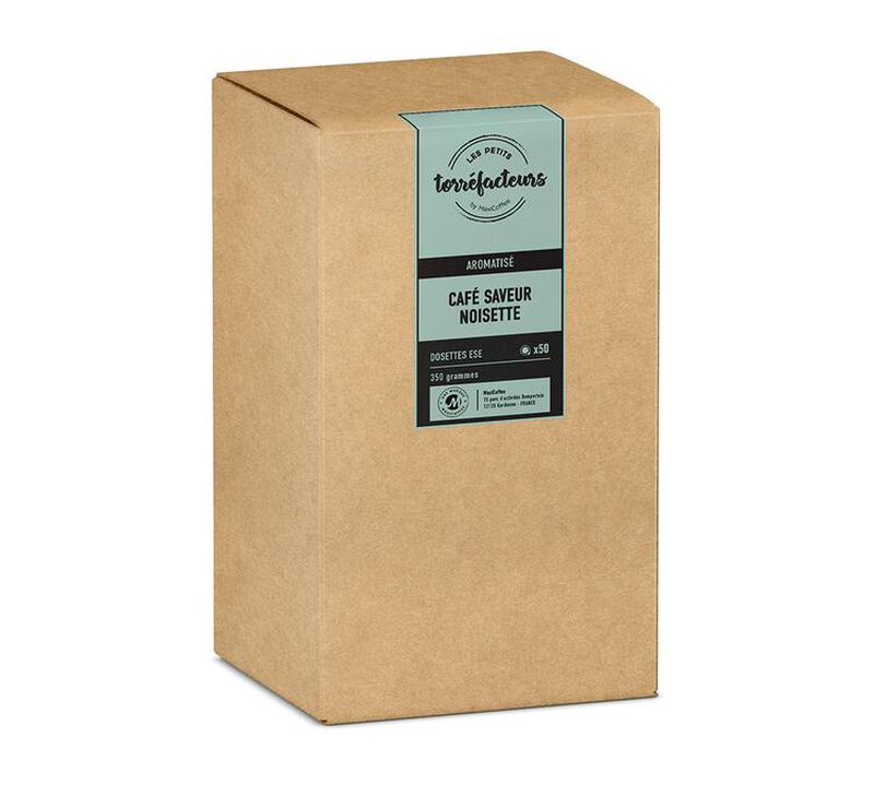 Les Petits Torr&eacute;facteurs Hazelnut-flavoured coffee ESE pods x 50 image number 0