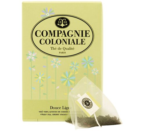 Douce Ligne green tea - 25 pyramid bags - Compagnie Coloniale
