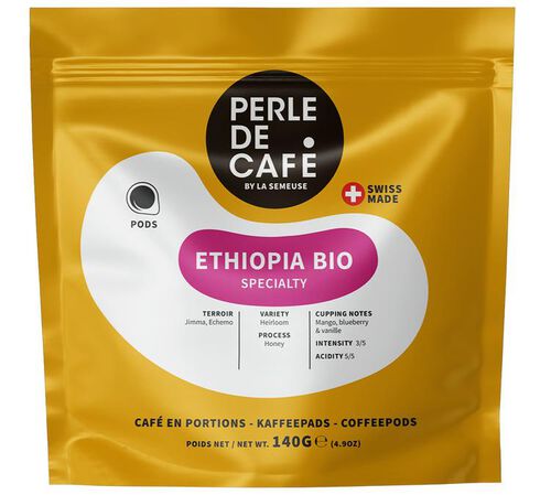 20 dosettes ESE - Ethiopia bio - PERLE DE CAF&Eacute;