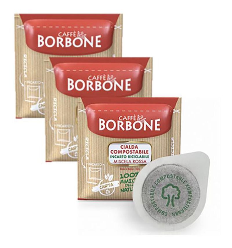 Caff&egrave; Borbone - 150 Cialde Carta - Miscela Rossa image number 0