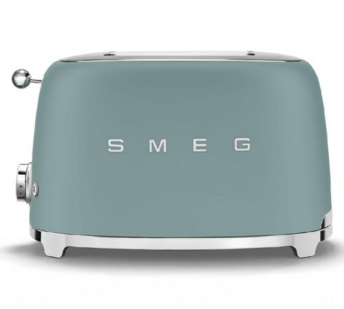 Grille-pain SMEG Vert &eacute;meraude mat TSF01EGMEU 2 tranches